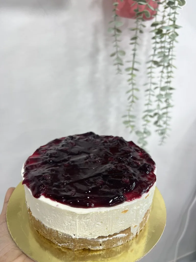 Blueberry No-Bake Cheesecake