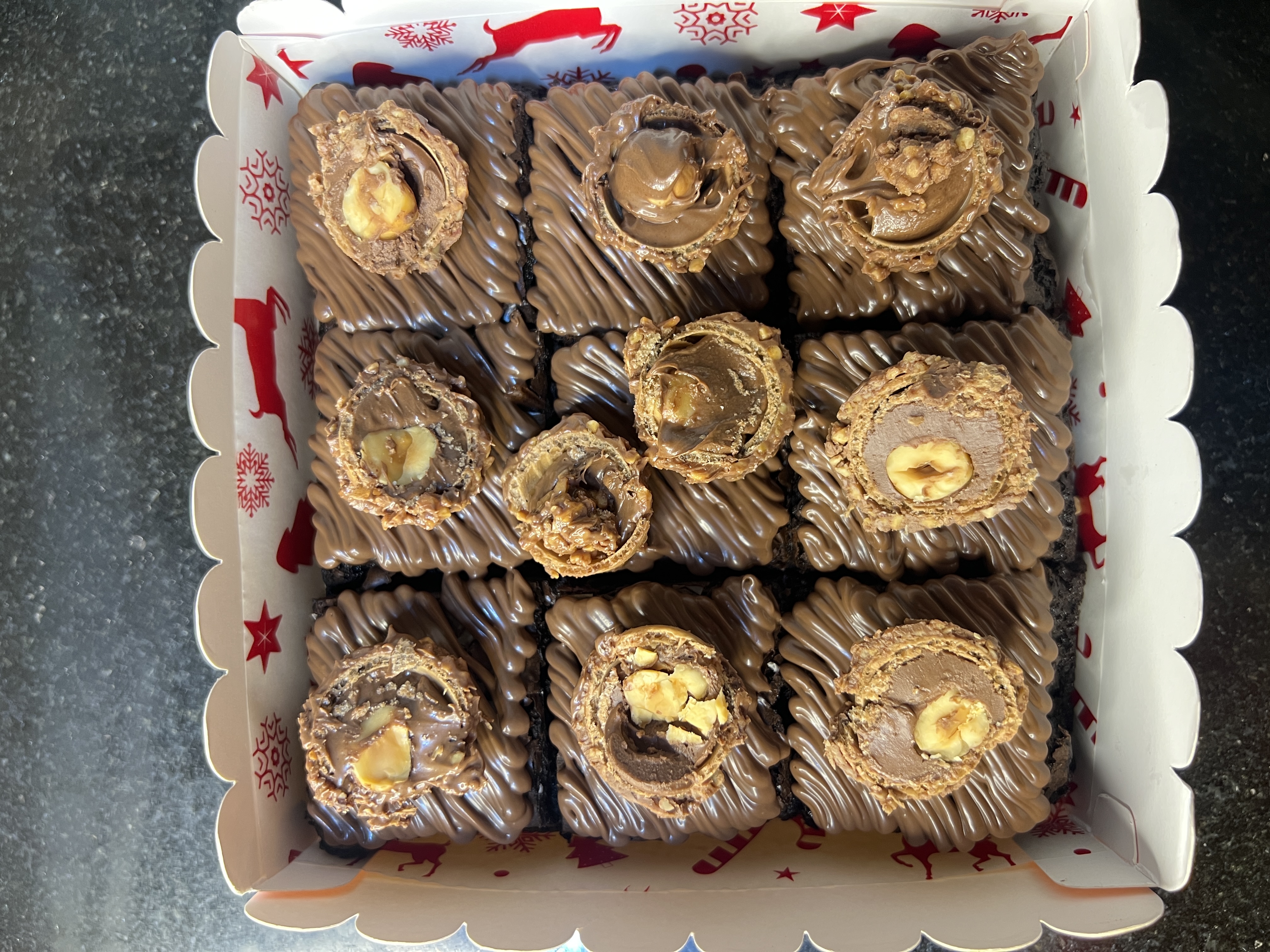 Ferrero Rocher Fudge Brownie