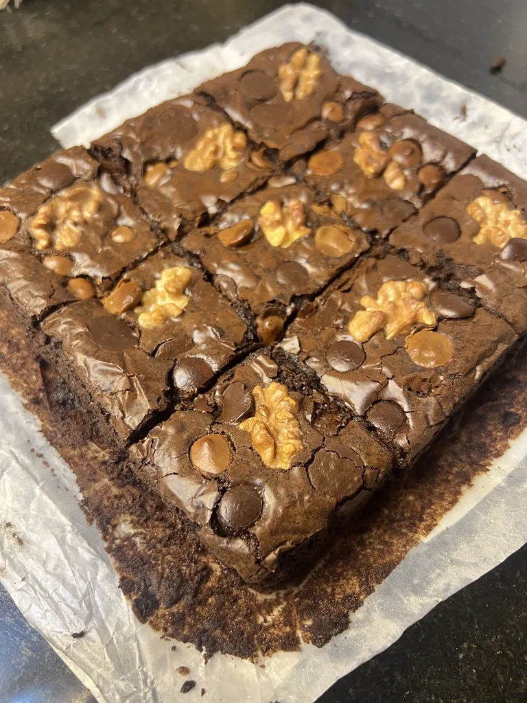 Chocolate Walnut Fudge Brownie
