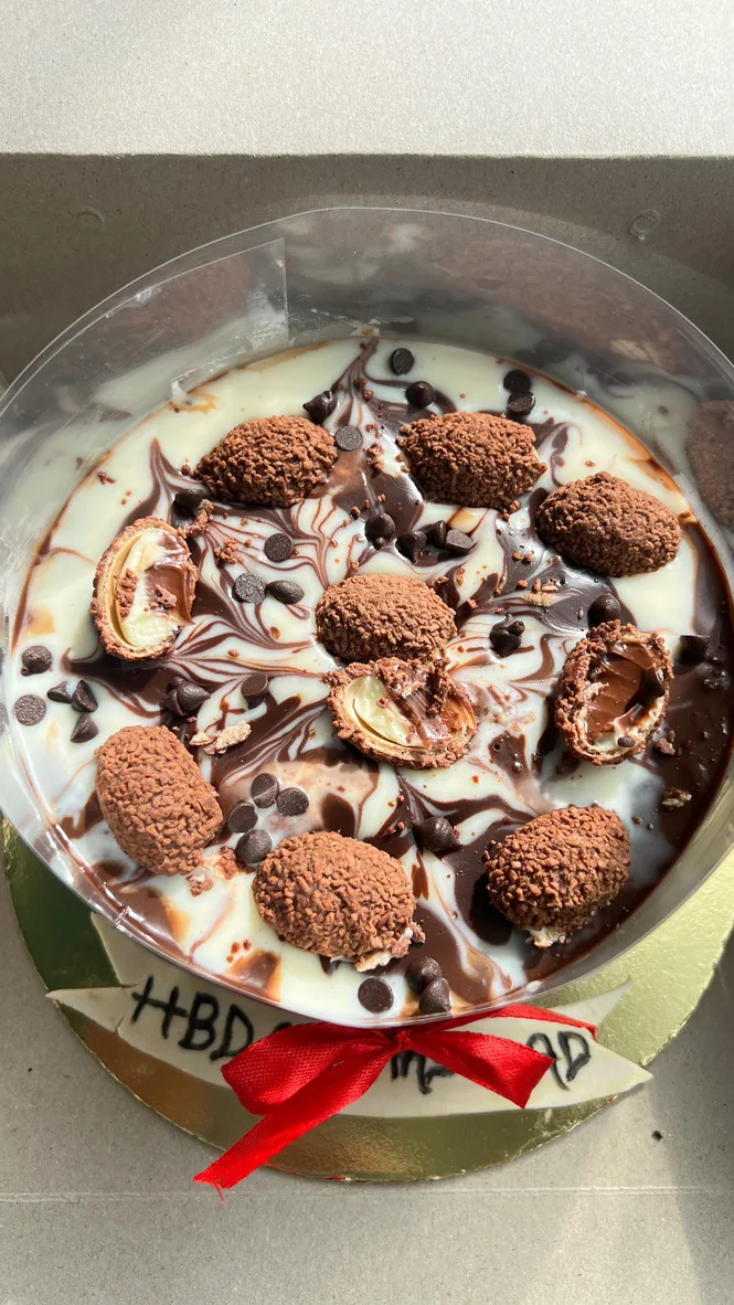 Kinder Nutella Chocolate Cake