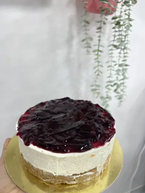Blueberry No-Bake Cheesecake