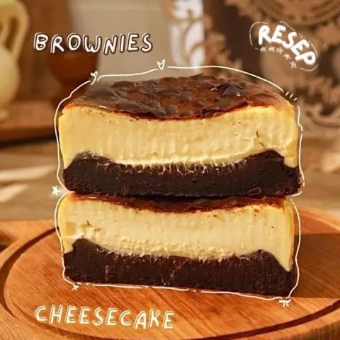 Brownie Basque Cheesecake