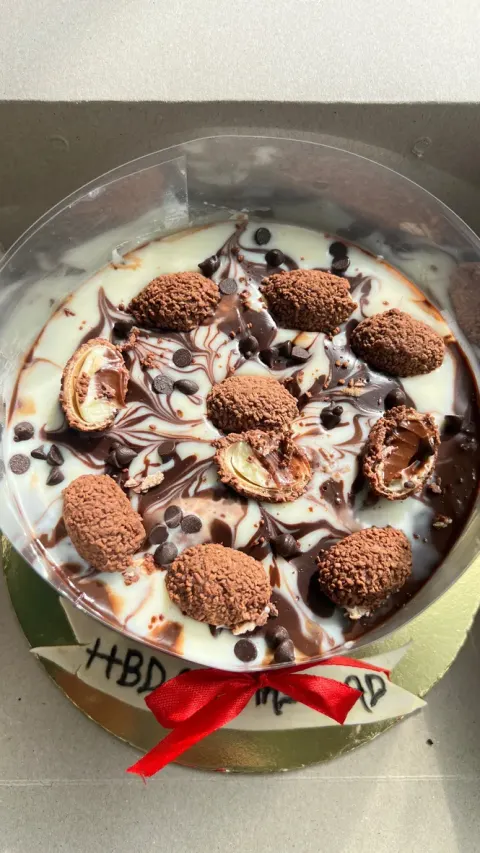 Kinder Nutella Chocolate Cake